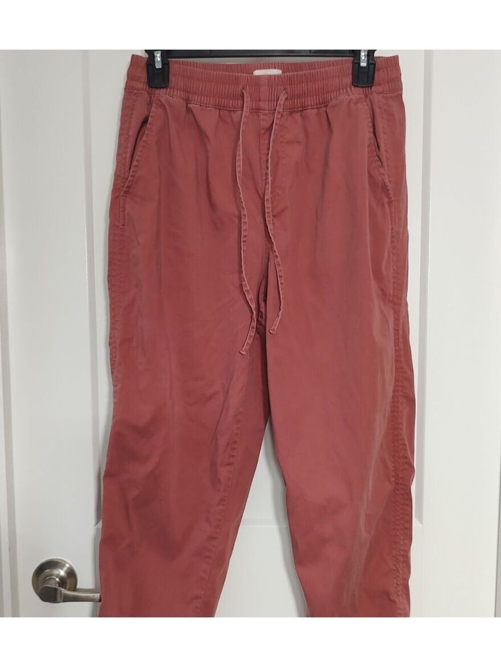 Lou & Grey Rust Colored Drawstring Waist Pants Size Small